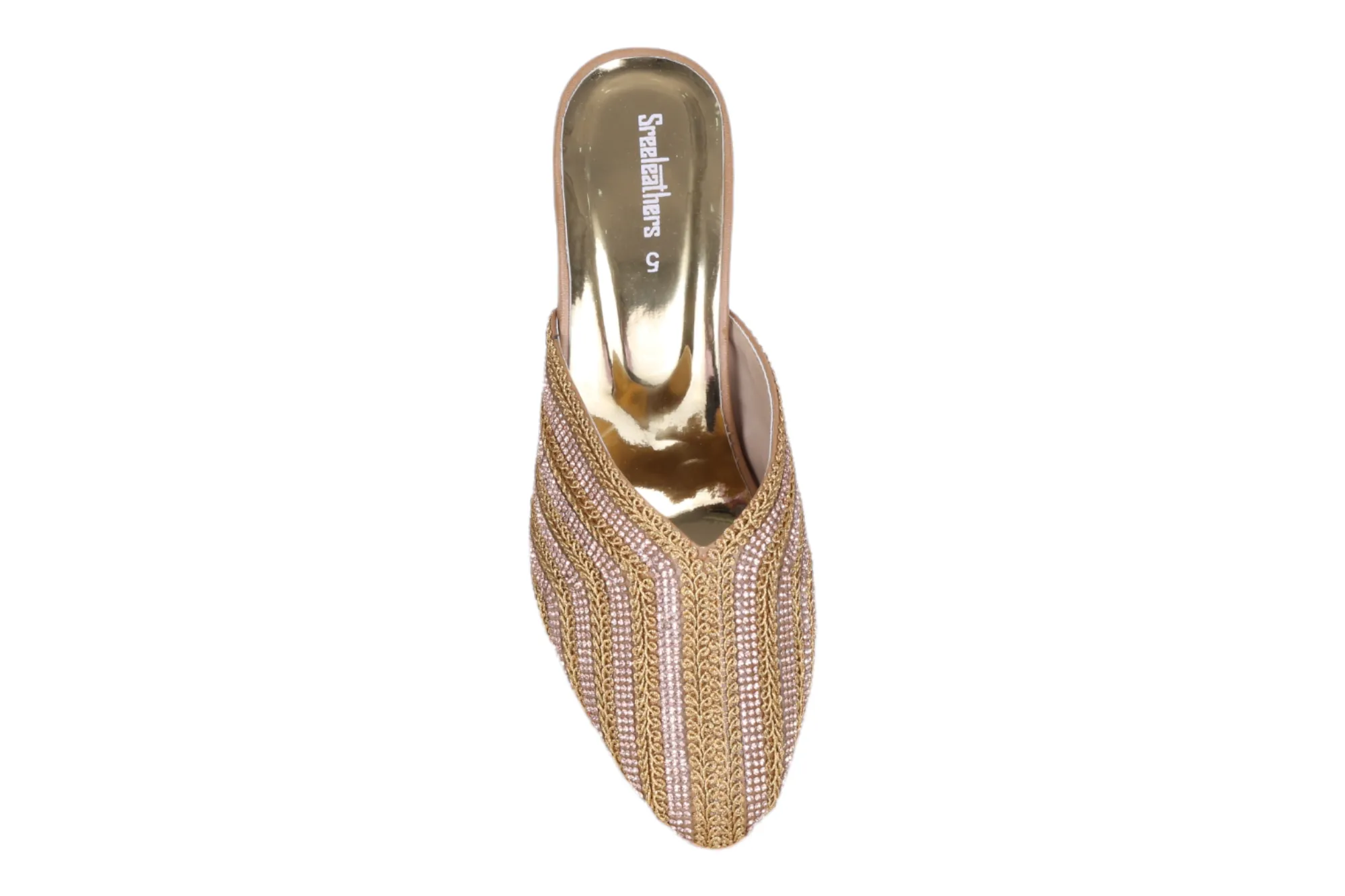 LADIES FANCY HEEL CUT OUT MULE 533139