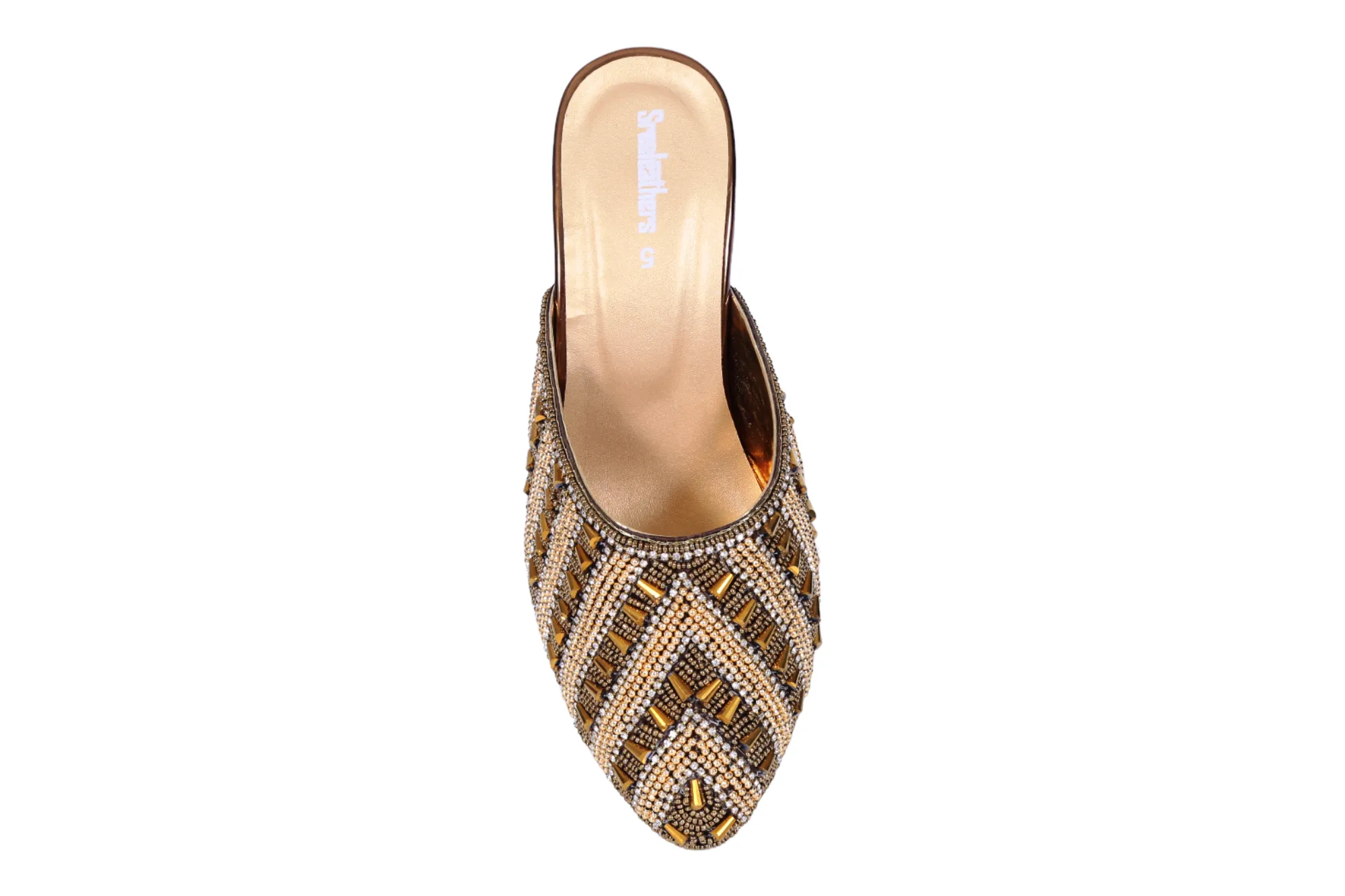 LADIES FANCY HEEL CUT OUT MULE 533170