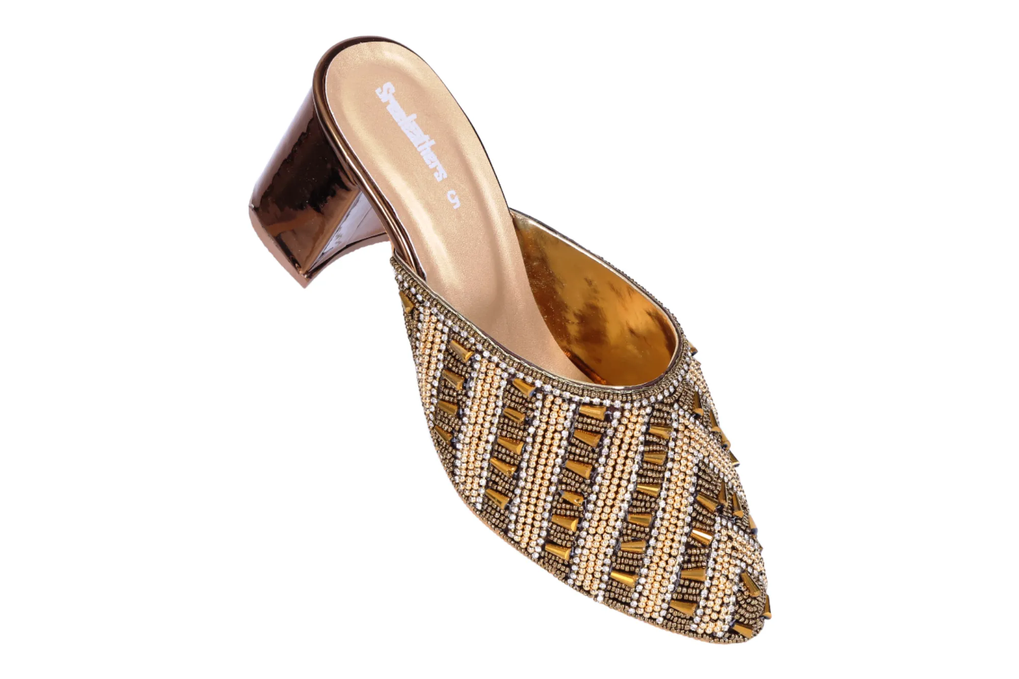 LADIES FANCY HEEL CUT OUT MULE 533170