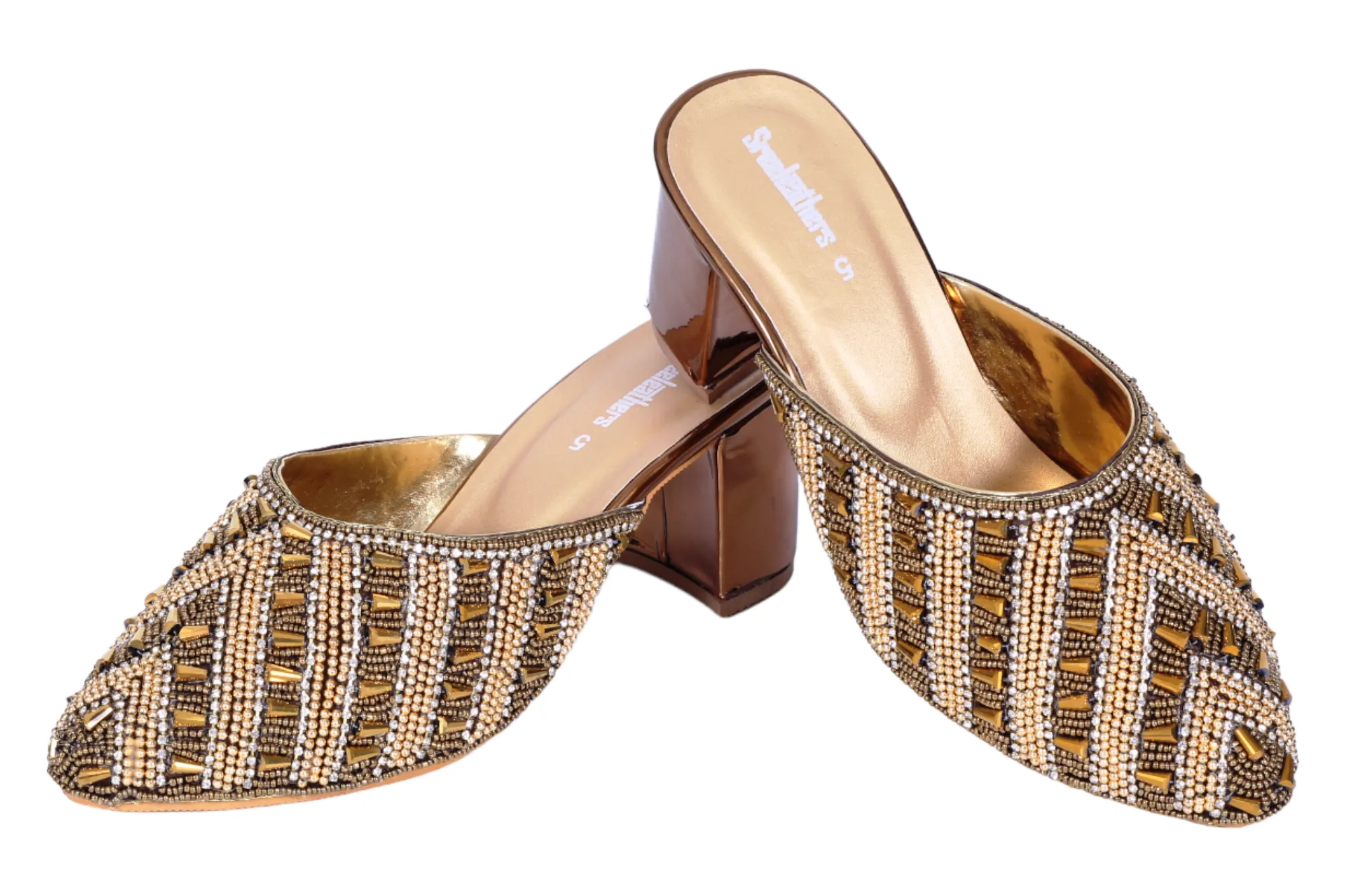 LADIES FANCY HEEL CUT OUT MULE 533170