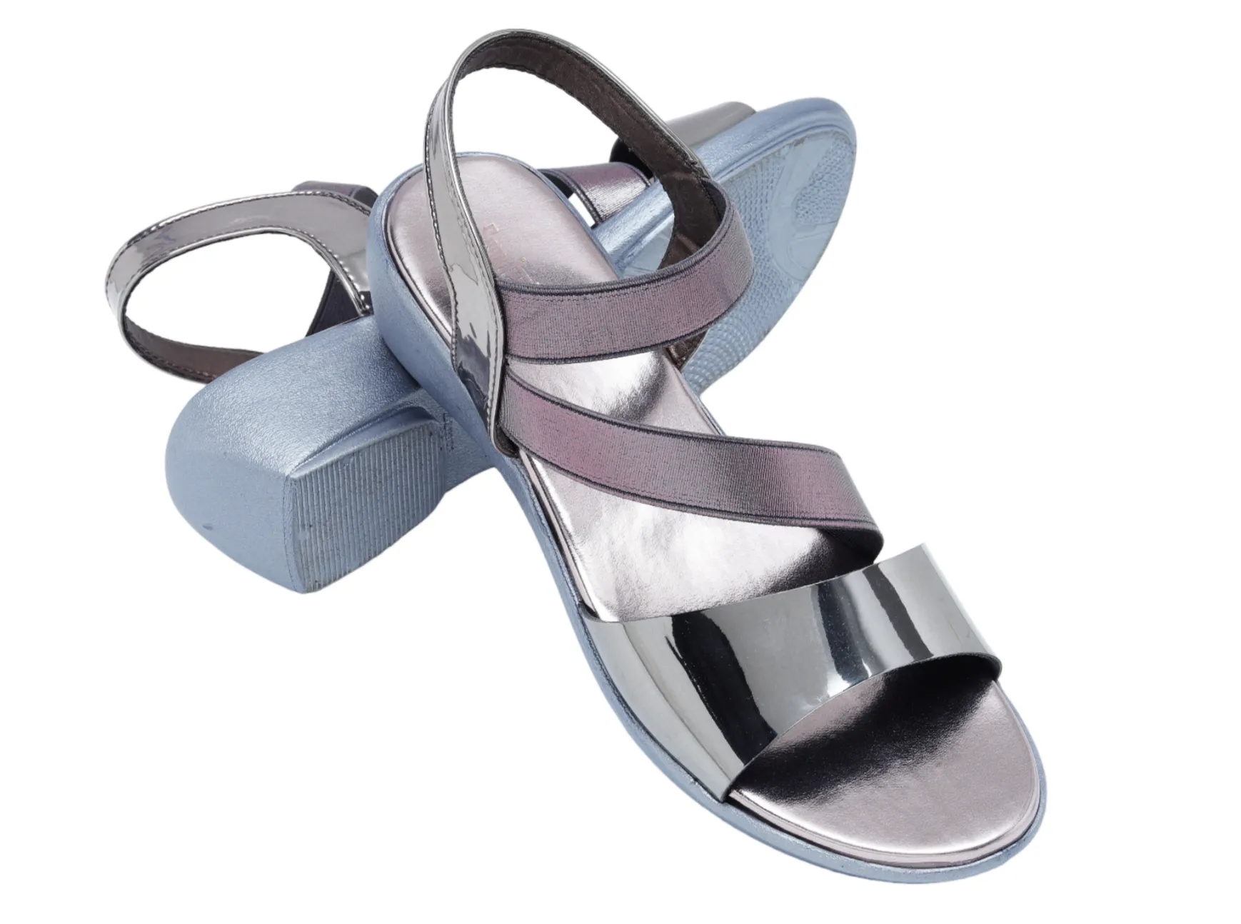 LADIES FANCY HEEL SANDAL 96674