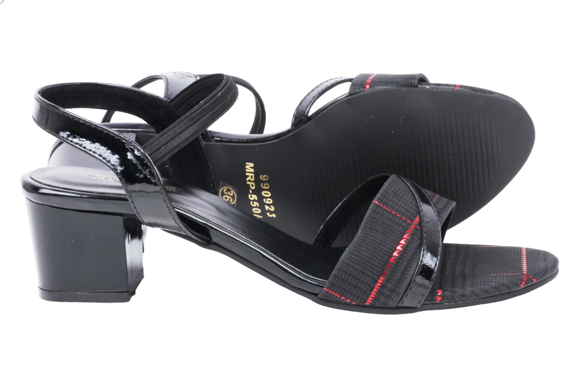LADIES FANCY HEEL SANDAL 990923