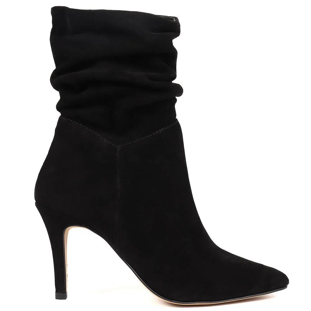 Luisa Leather Stiletto Heel Boots - LUISA / 324 250
