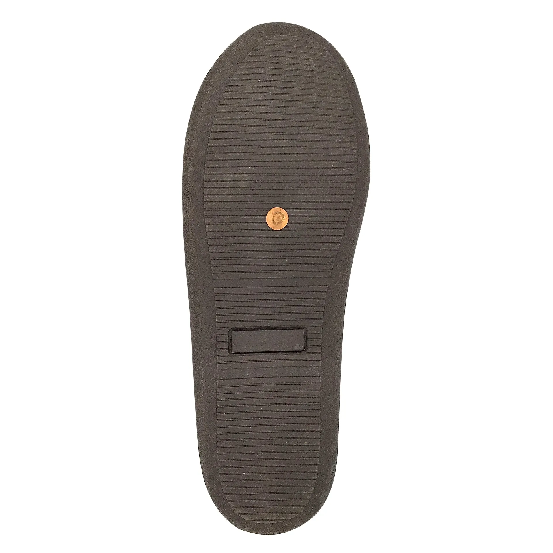Men's Earthing Moccasins Wide Copper Rivet Rubber Sole 1762W-R