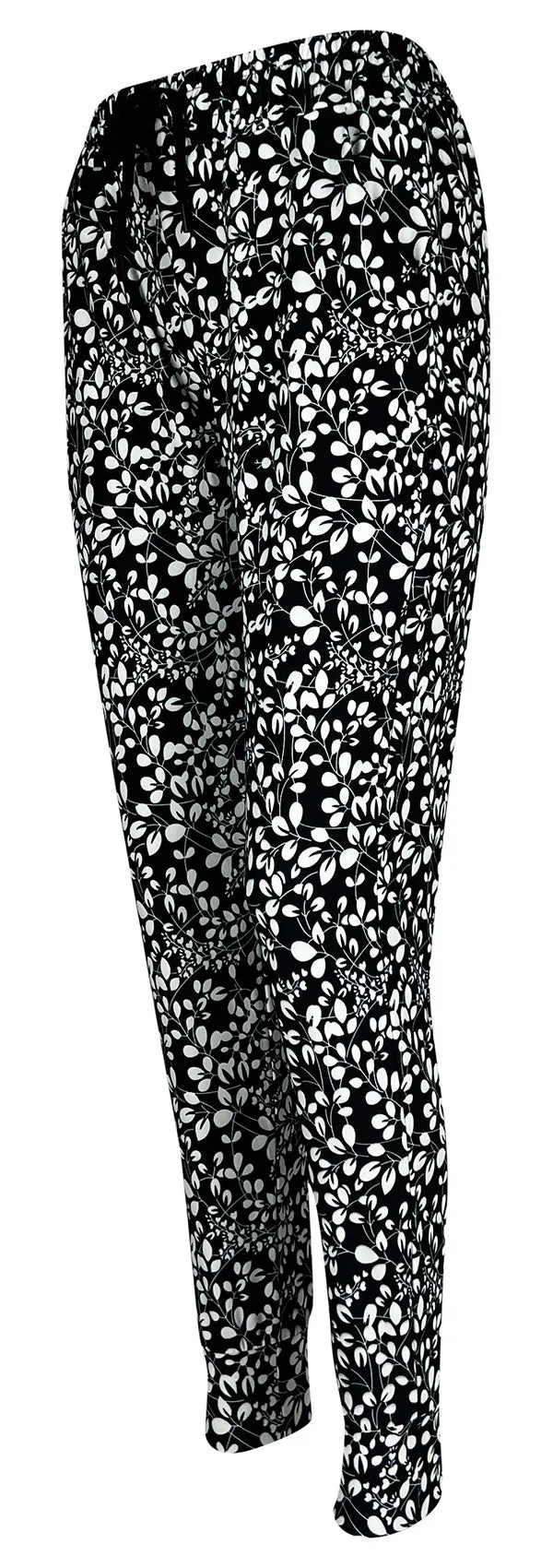 Monochrome Leaves Joggers