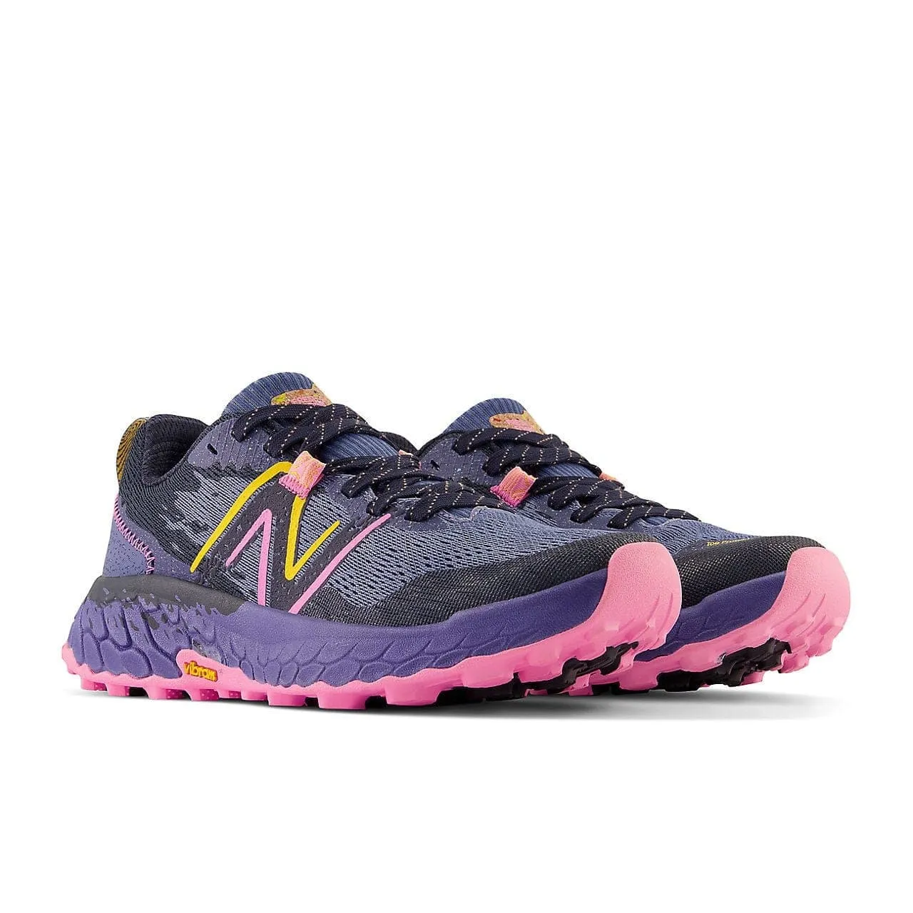 New Balance Fresh Foam X Hierro v7 (Womens) - Night Sky with Vibrant Pink and Black