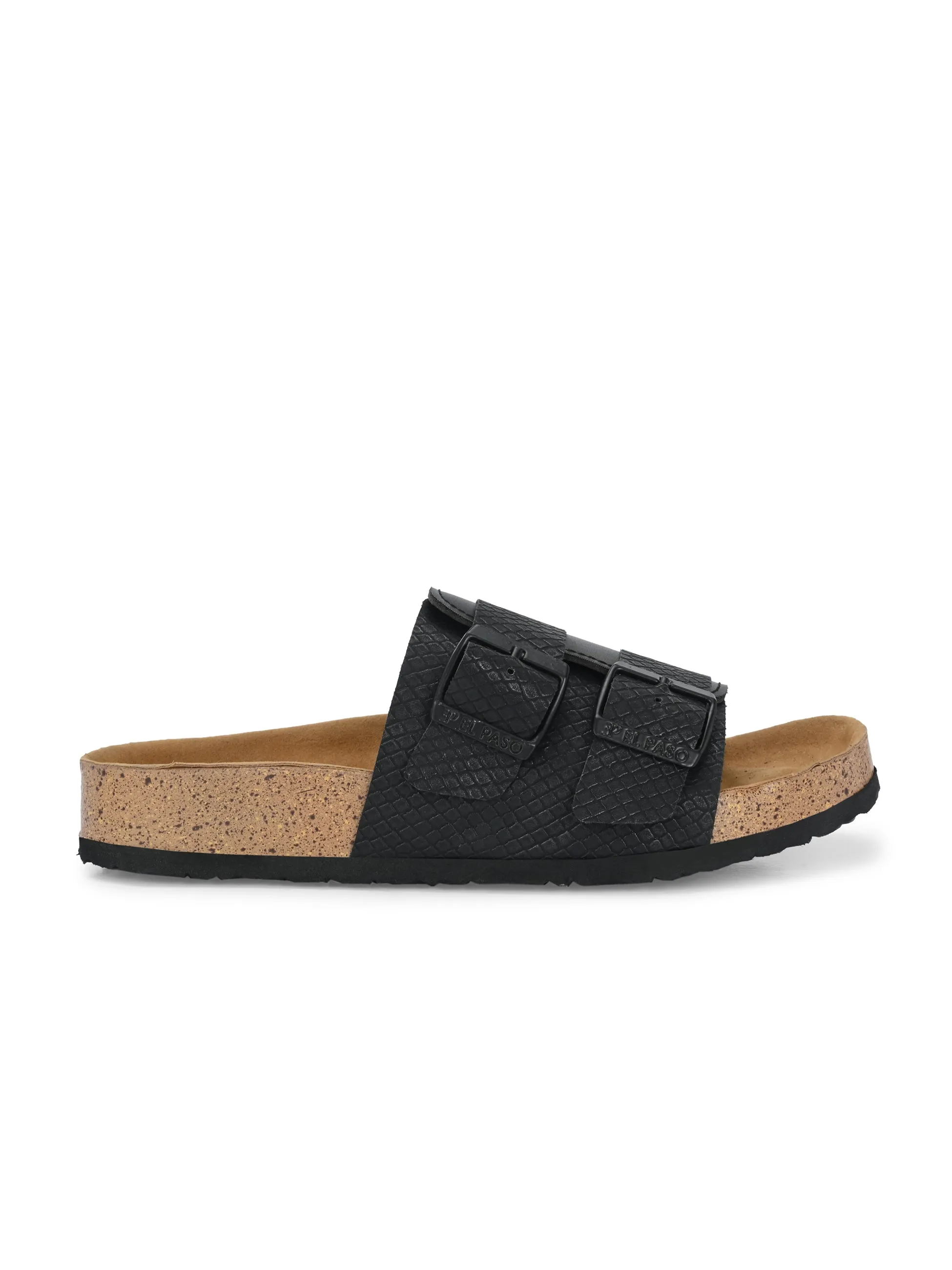 Obsidian Chic Stylish Cork Flats For Women