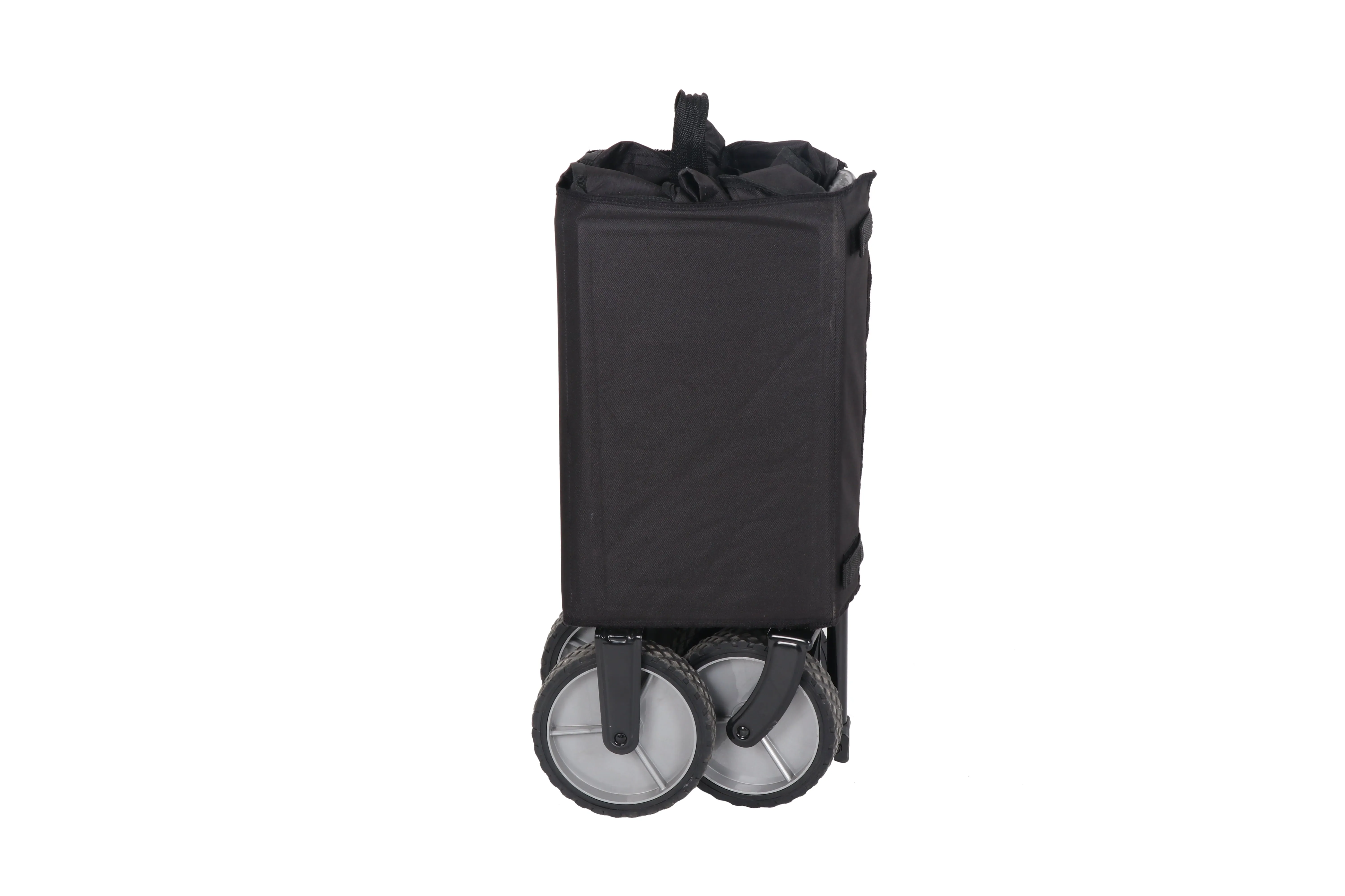 Ozark Trail Multi-Purpose Big Bucket Cart, Black Wagon, 24 inches in Height