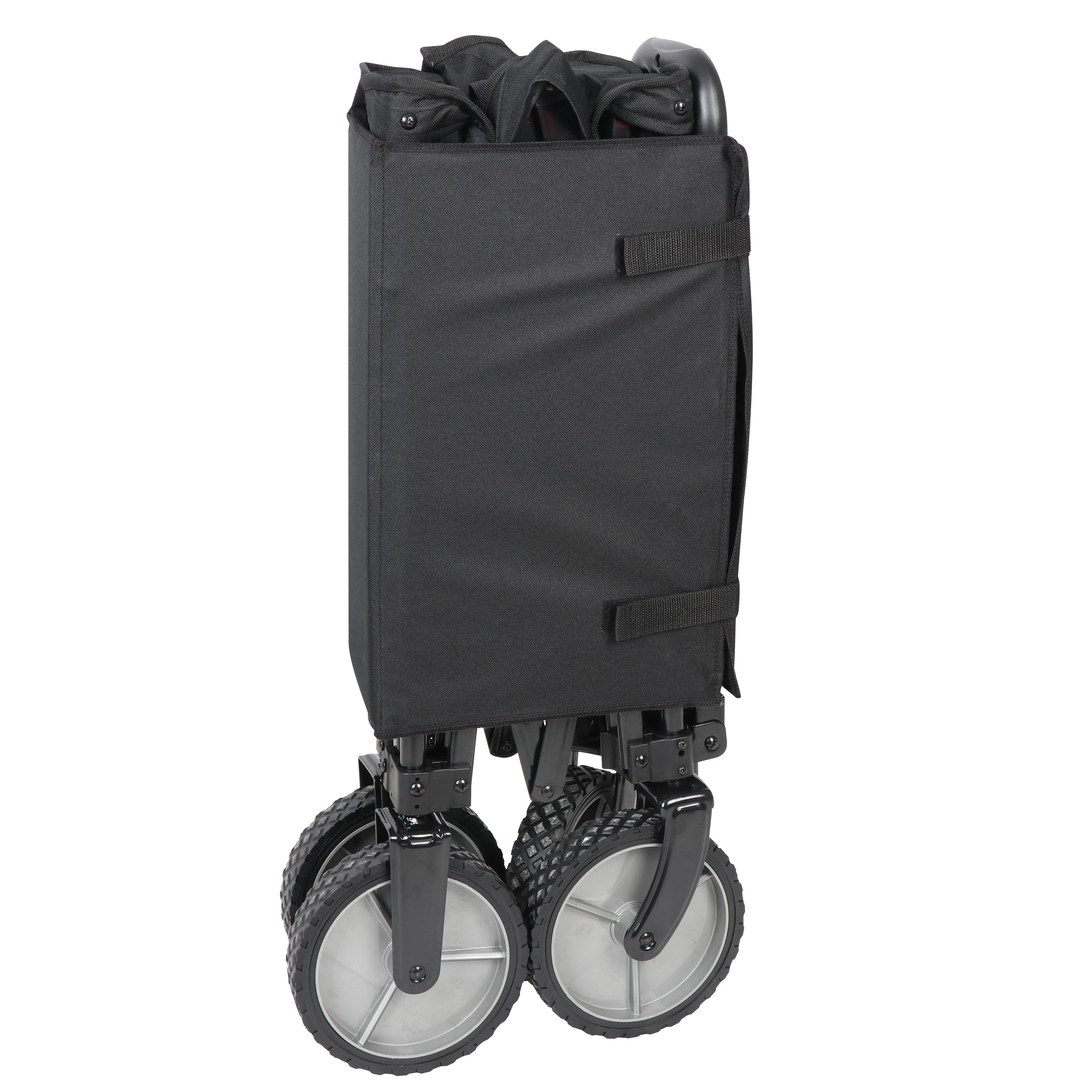 Ozark Trail Multi-Purpose Big Bucket Cart, Black Wagon, 24 inches in Height