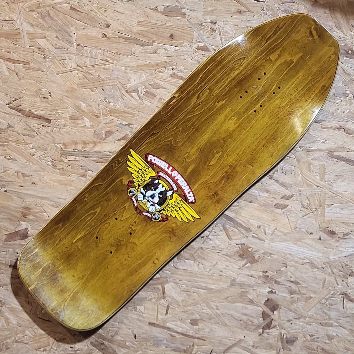 Powell-Peralta Frankie Hill Bulldog brown stain 10.0" Deck
