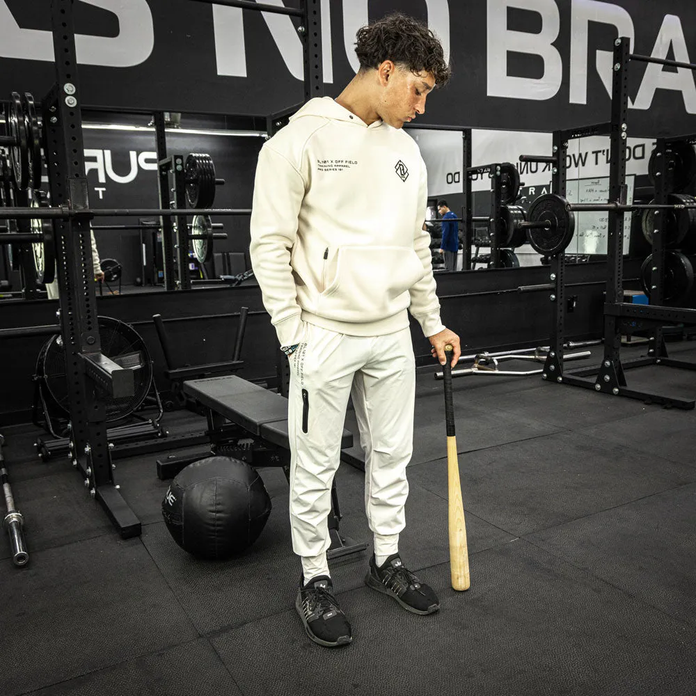 Pro Series Long Cuff Performance Joggers - Bone/Black