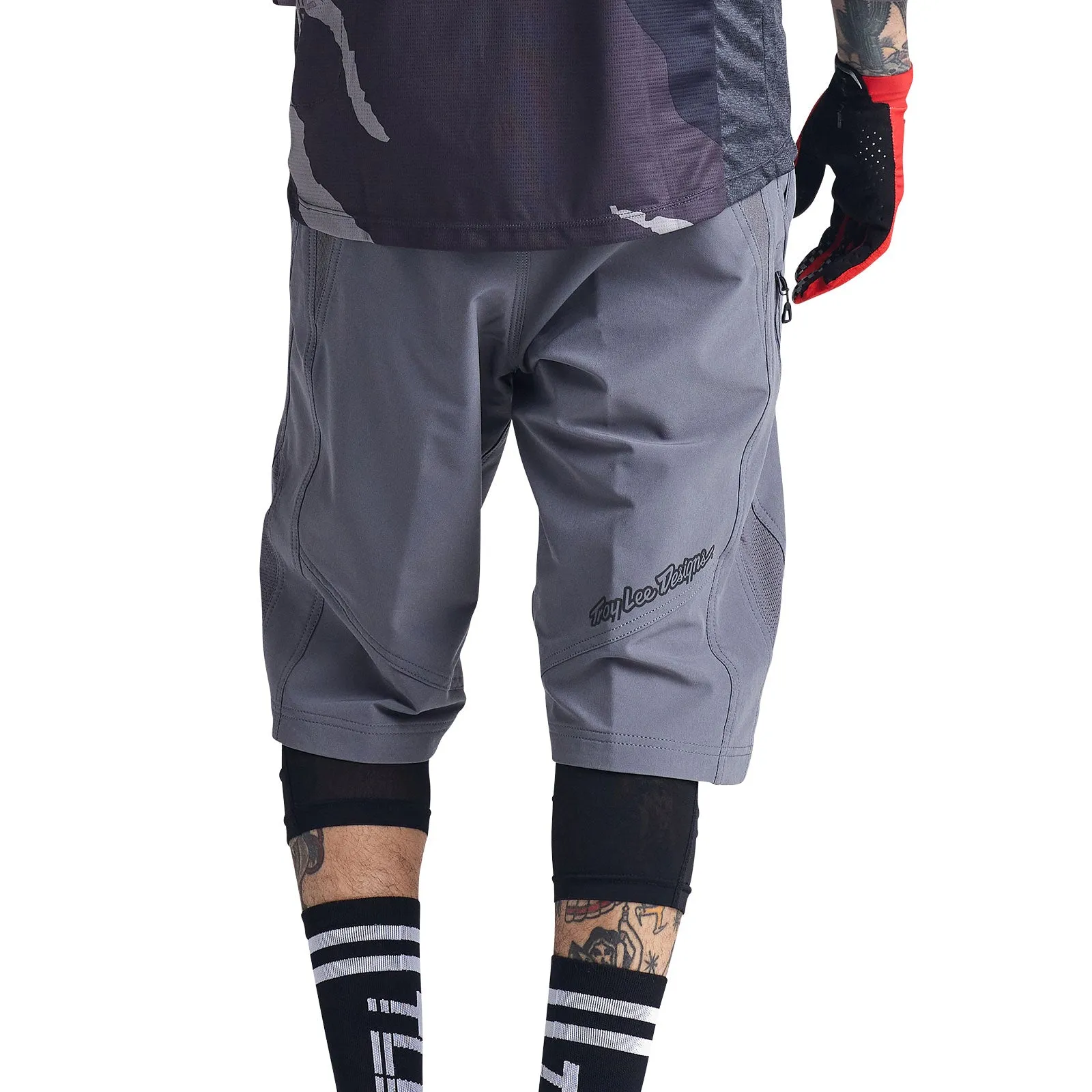 Ruckus Short W/Liner Solid Granite