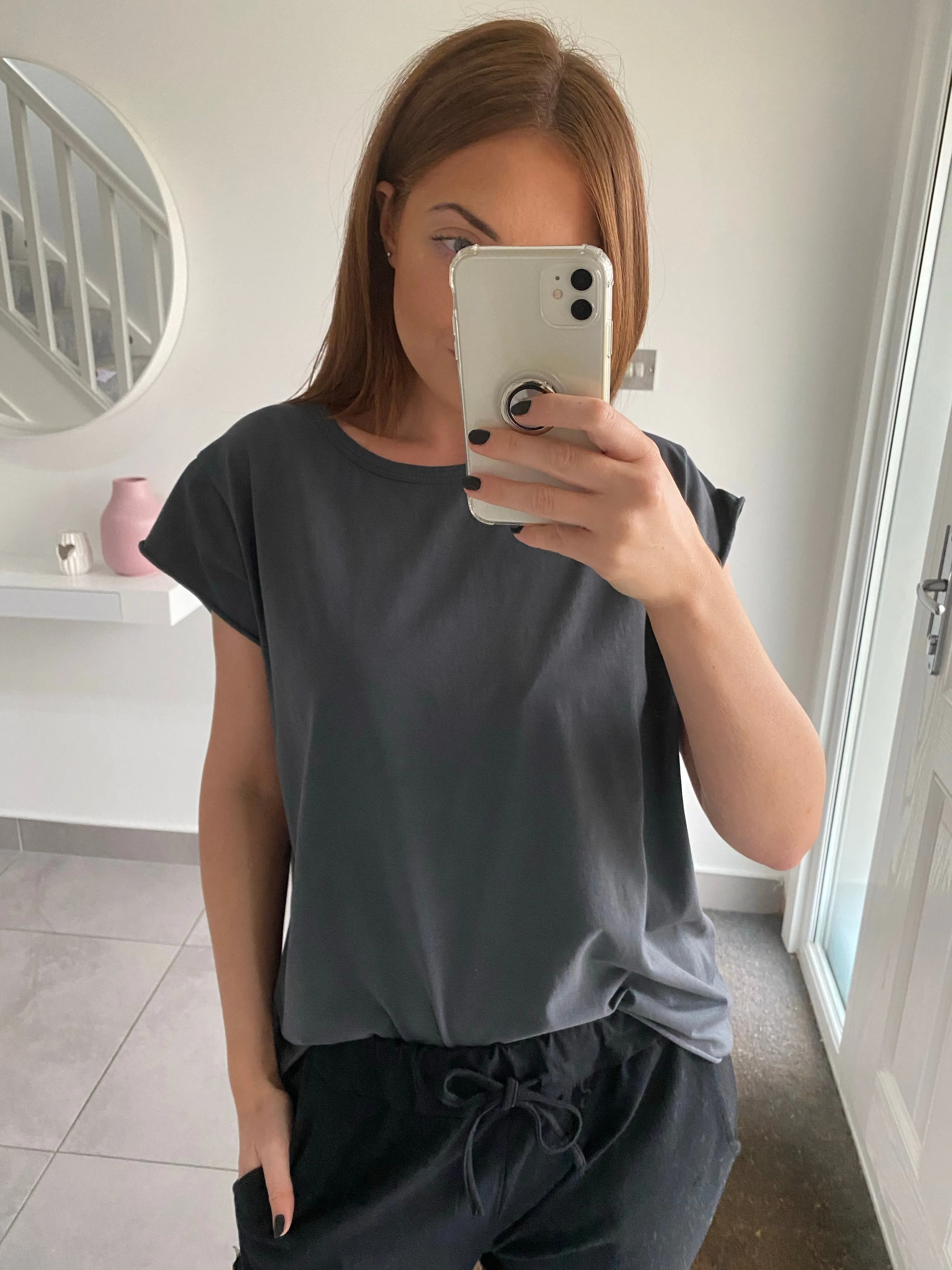 Saint T-shirt - Charcoal