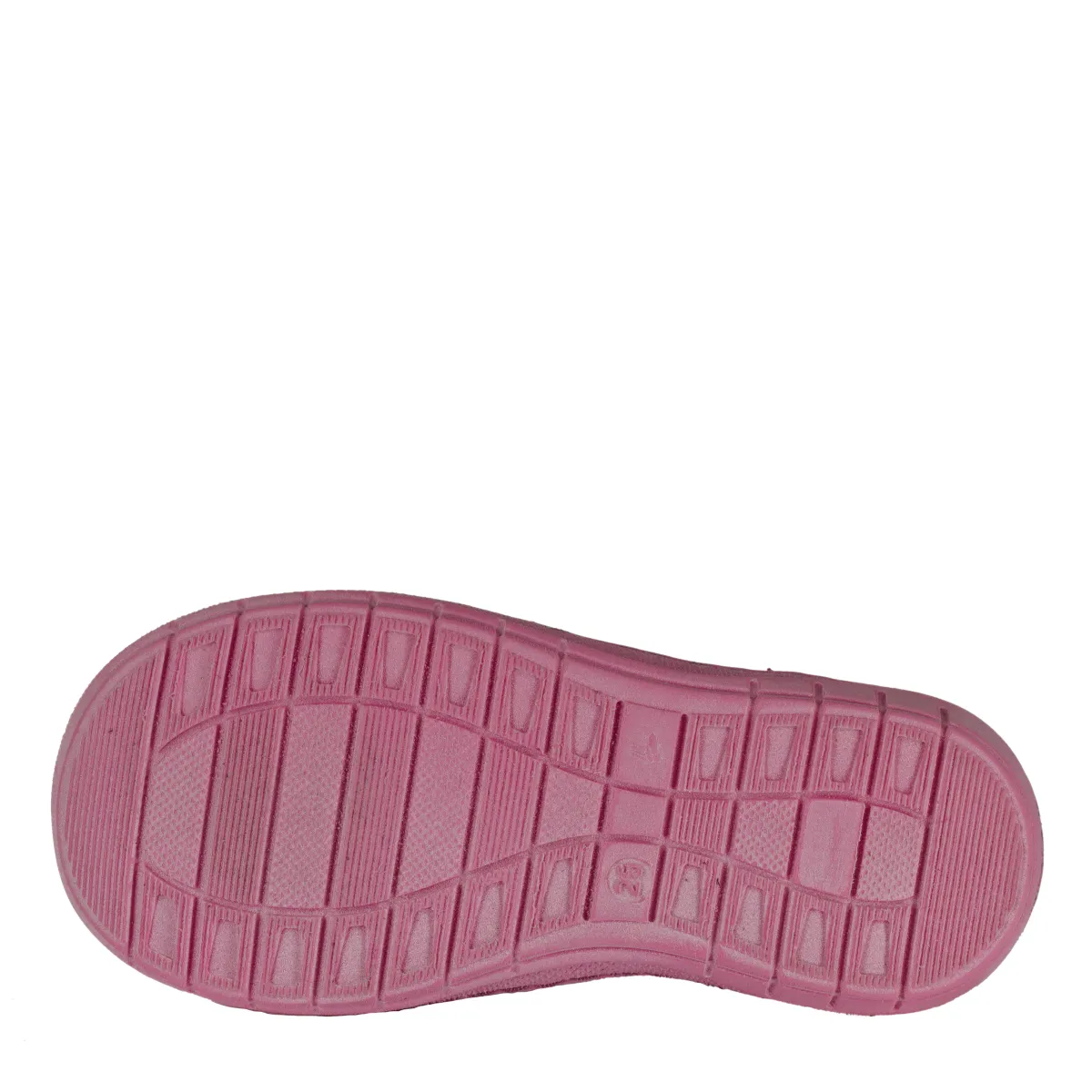 Szamos kid girl dress shoes in burgundy color and pink details with velcro strap little kid size