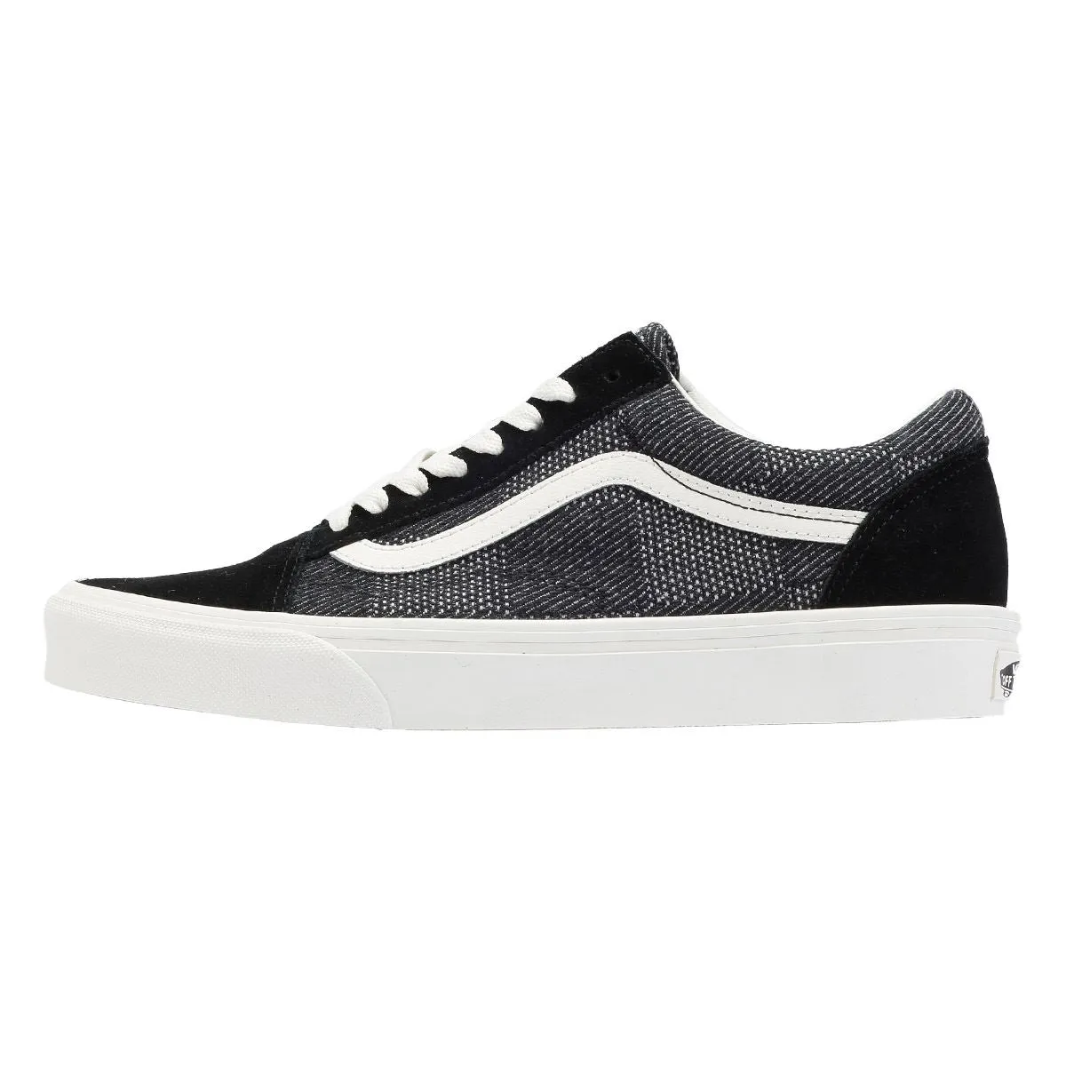 Vans Old Skool Denim Check Black Trainers
