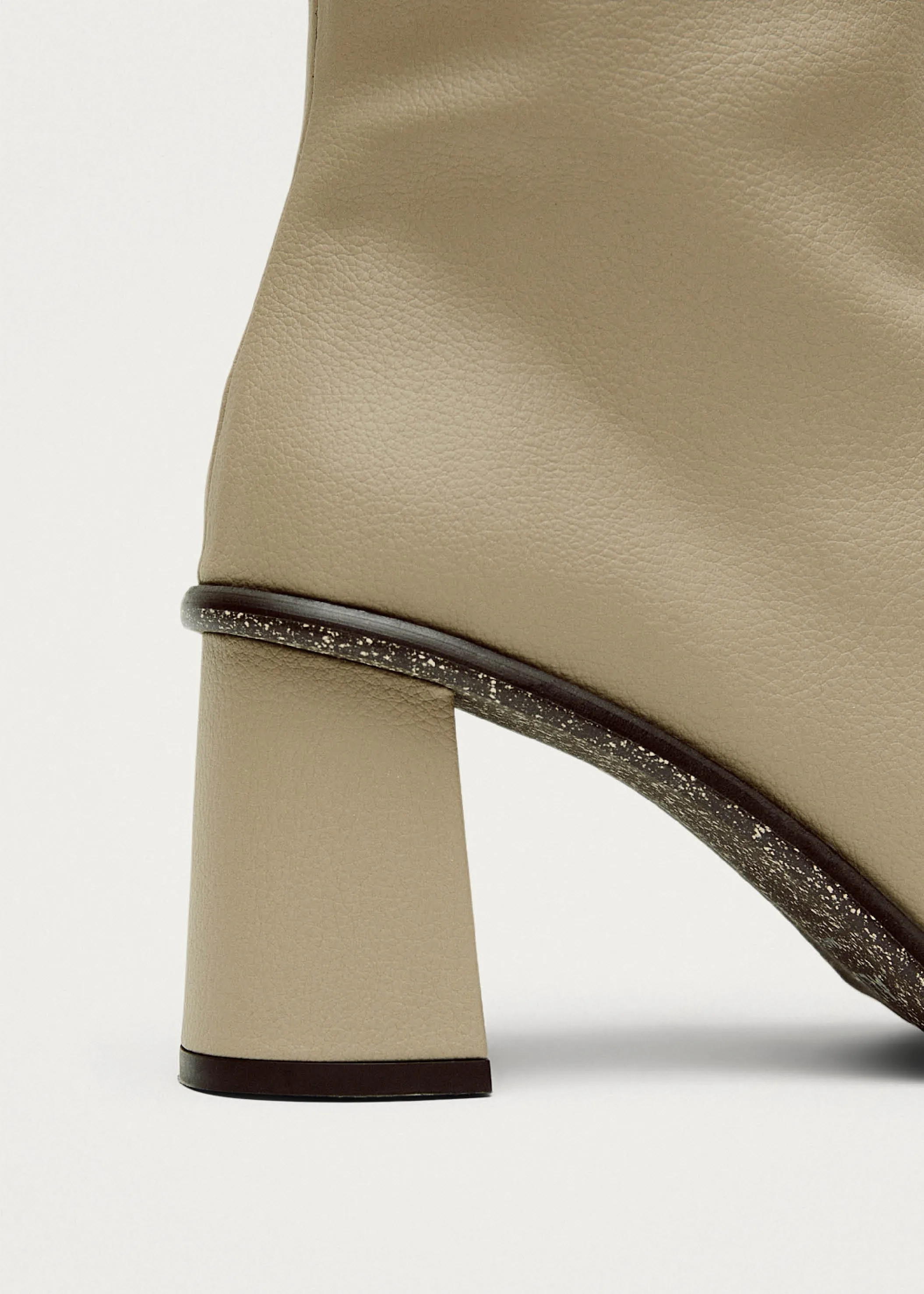 West Cactus Warm Sand Beige Vegan Leather Ankle Boots