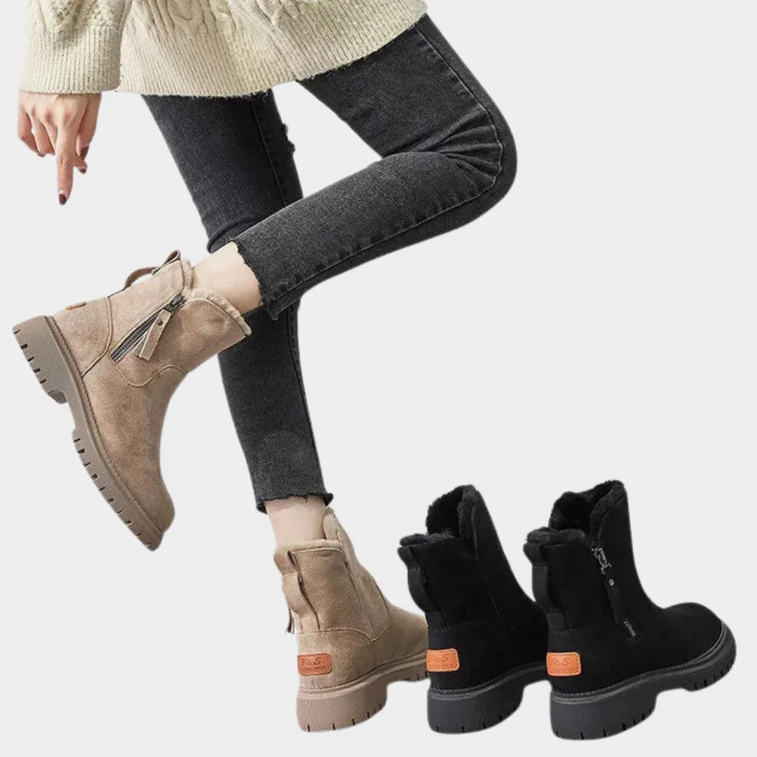 Women's Snow Boots  Mid-Top Design  Plush Lining  Warm & Comfortable  Non-Slip Sole  Multiple Colours
