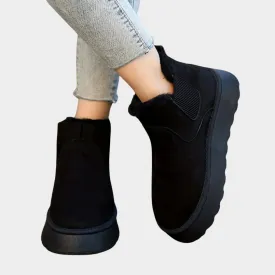 Women's Snow Boots  Warm Fleece Lining  Slip-On  Non-Slip Sole  Comfortable & Stylish  Multiple Colours