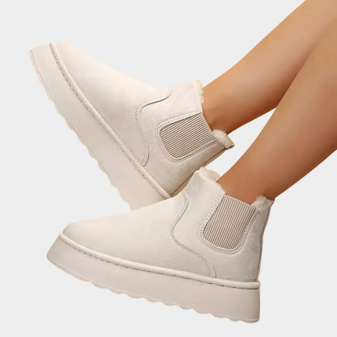Women's Snow Boots  Warm Fleece Lining  Slip-On  Non-Slip Sole  Comfortable & Stylish  Multiple Colours