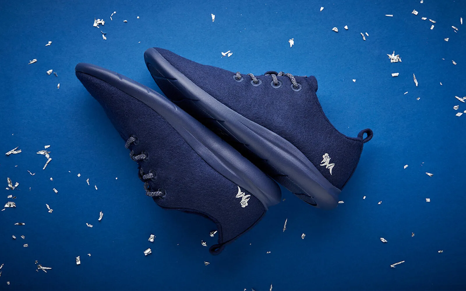 Wool Joggers : Midnight Blue